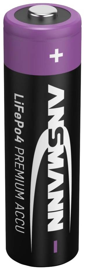 ANSMANN Li-Ion Mignon-Akku, AA, LiFePo4, 3,2 V, 500 mAh
