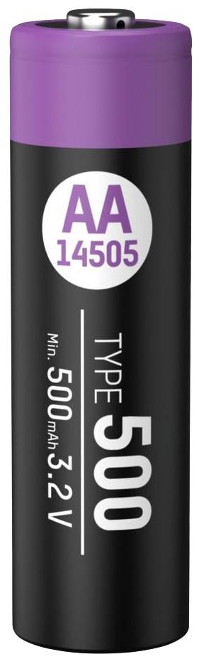 ANSMANN Li-Ion Mignon-Akku, AA, LiFePo4, 3,2 V, 500 mAh