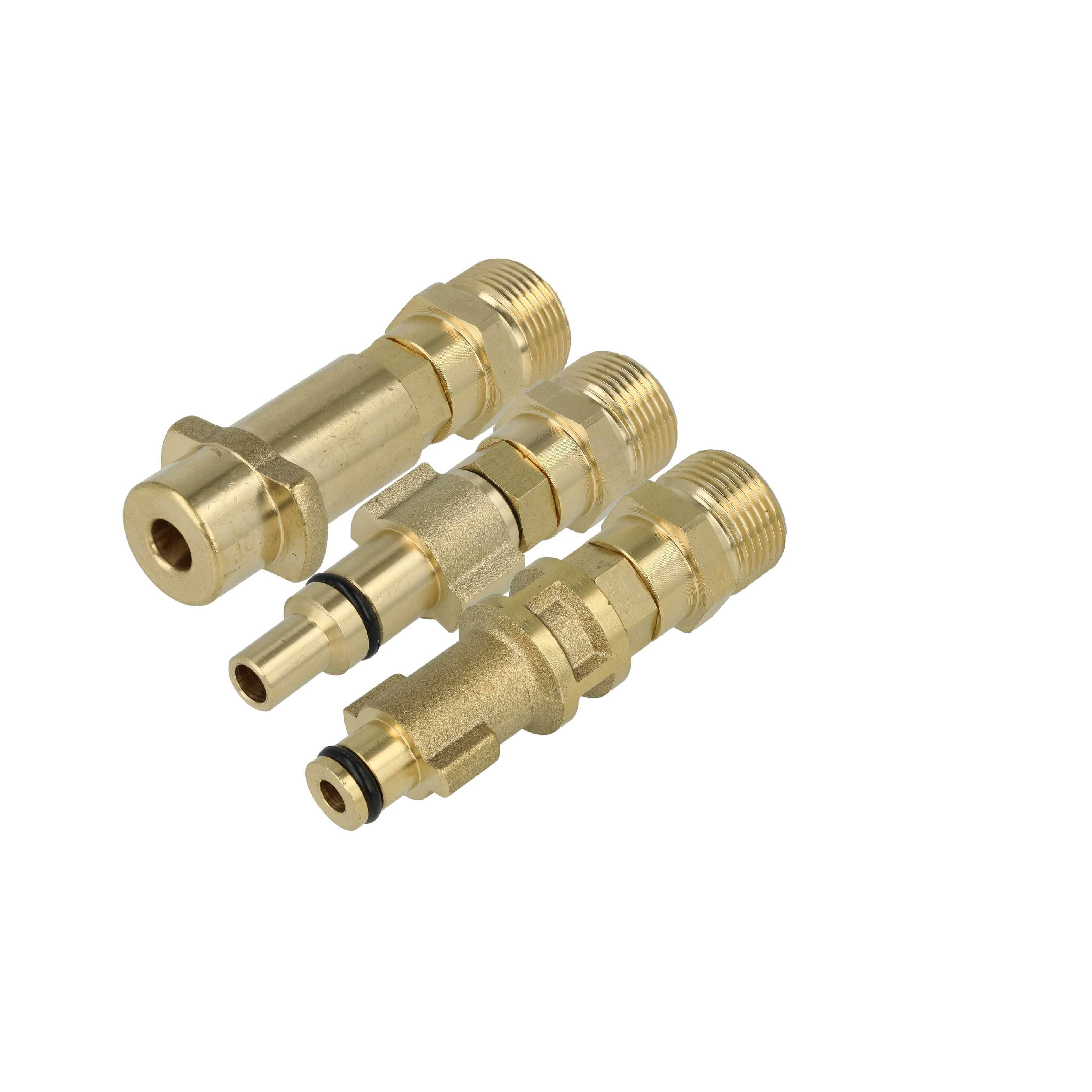 vhbw 3-tlg. Adapter-Set auf M22 Gewinde kompatibel mit Lavor Lander 3000, 280 Hochdruckreiniger - Schnellkupplung