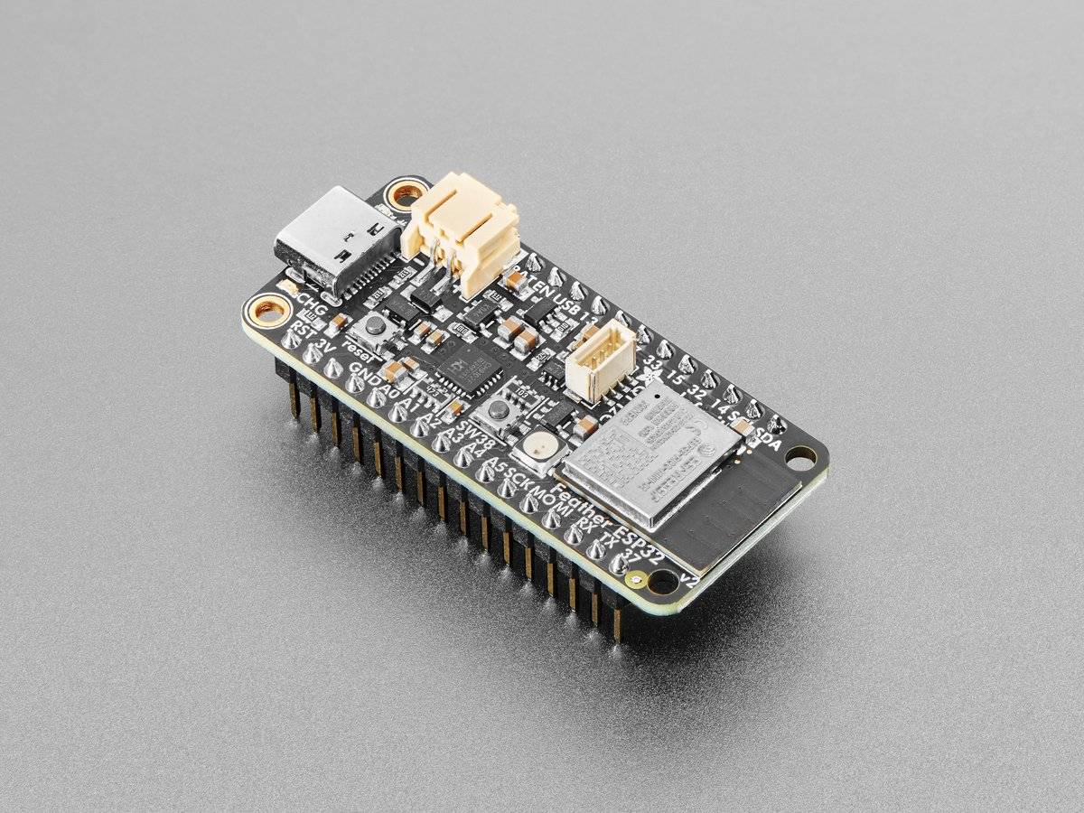 Adafruit ESP32 Feather V2 with Headers 8MB Flash 2MB PSRAM