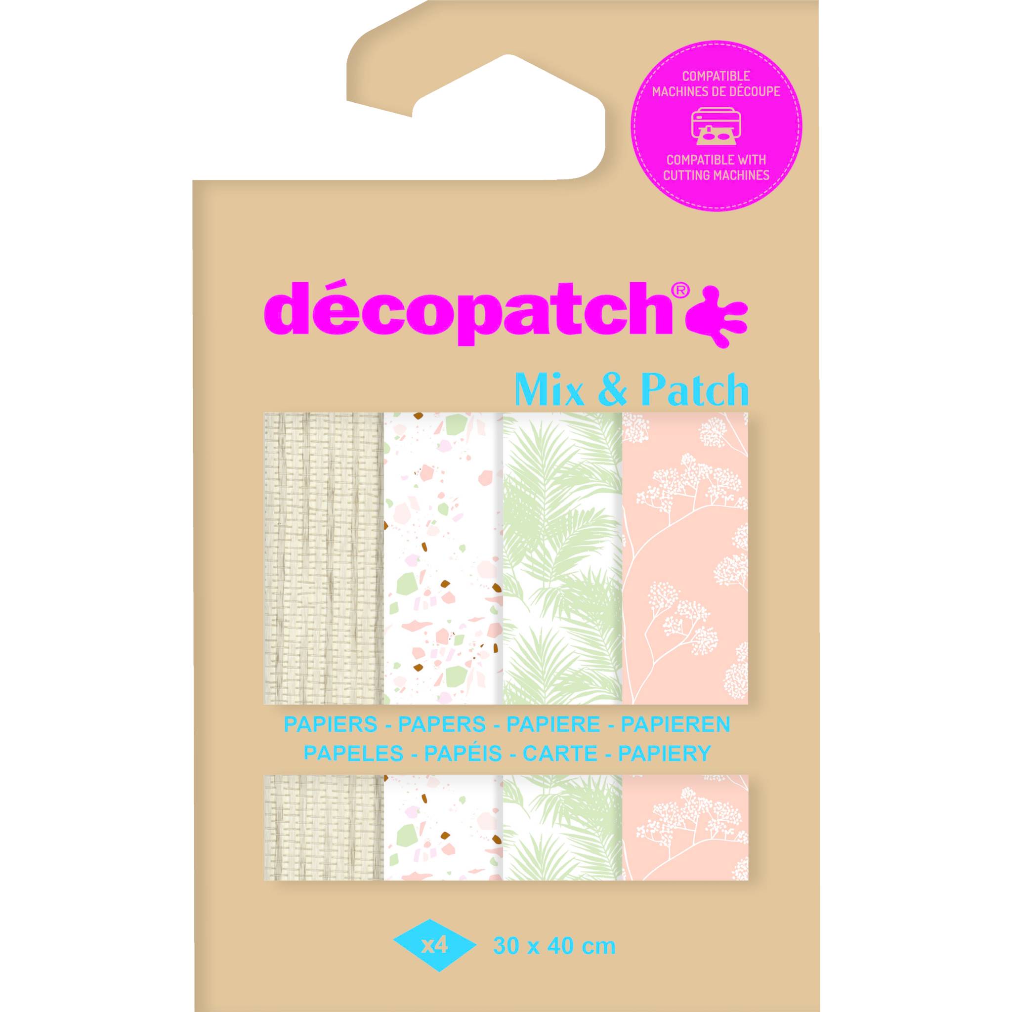 Décopatch 6x Mix & Patch, BlisterPack Farben und Motive sortiert DP033C
