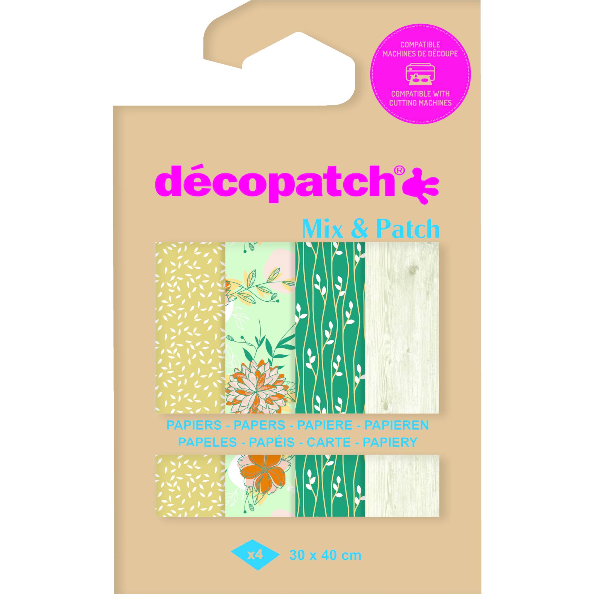 Décopatch 6x Mix & Patch, BlisterPack Farben und Motive sortiert DP035C