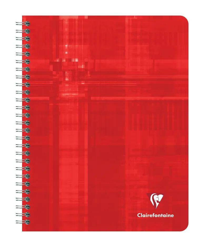 Clairefontaine 5x Spiralheft 17x22cm, 112 Bl FR Lineatur Seyès Sortiert 8811C