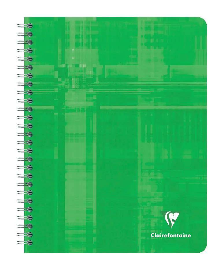 Clairefontaine 5x Spiralheft 17x22cm, 112 Bl FR Lineatur Seyès Sortiert 8811C