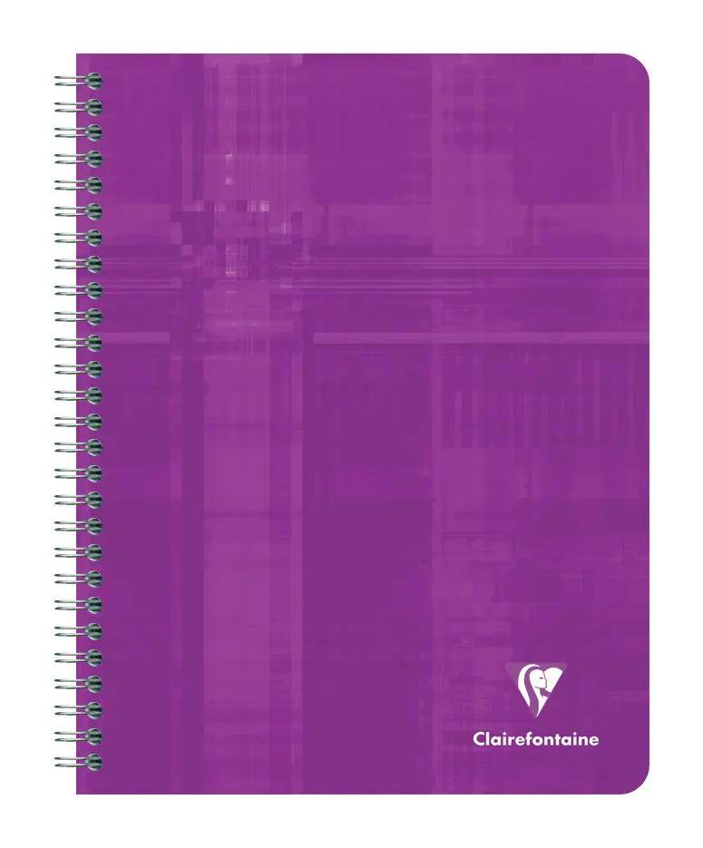 Clairefontaine 5x Spiralheft 17x22cm, 112 Bl FR Lineatur Seyès Sortiert 8811C