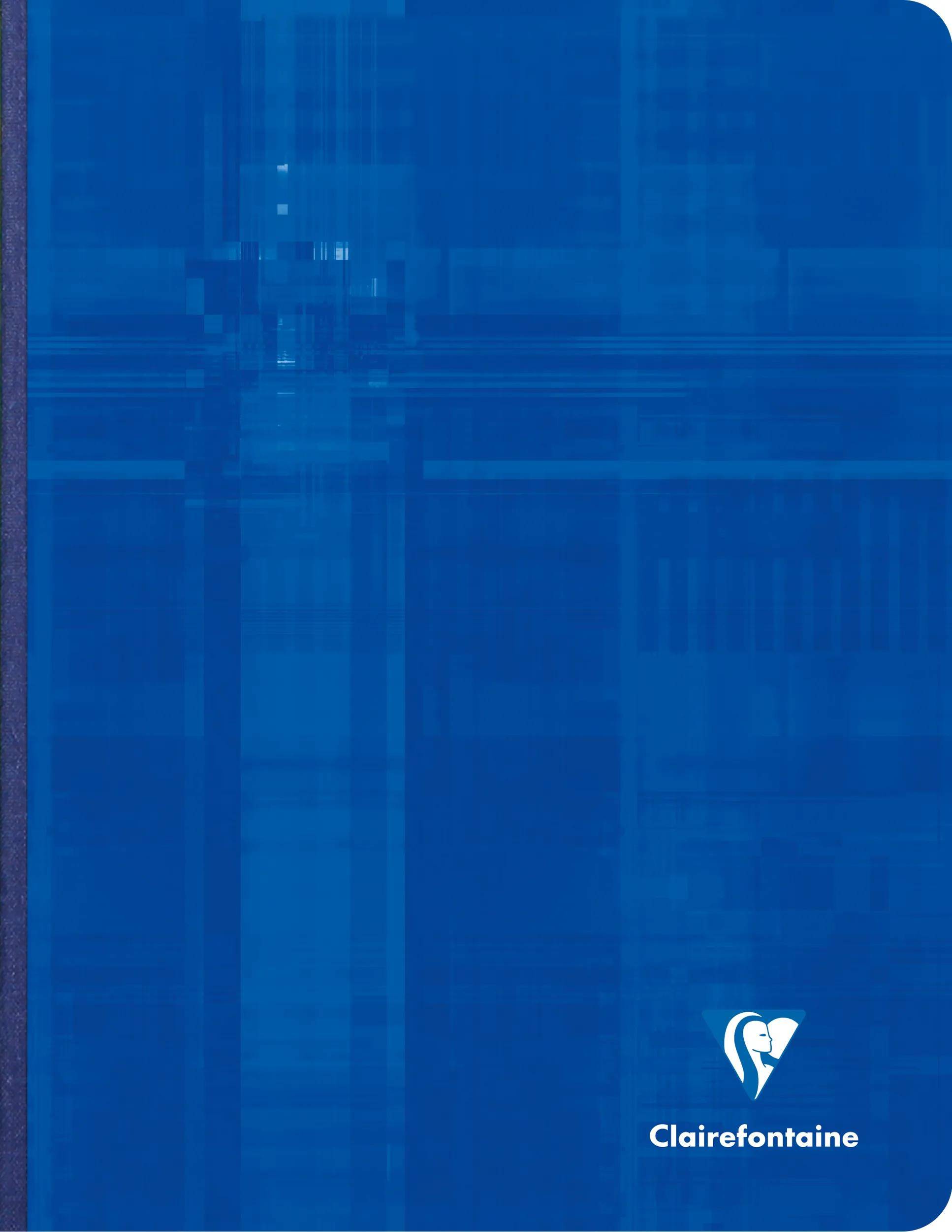 Clairefontaine 5x Notizbuch Leinenrücken, 17x22cm 96 Bl FR Seyès Sortiert 69741C