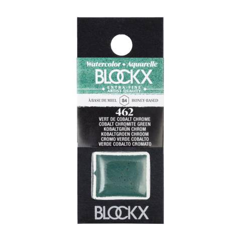 Blockx 3x Extrafeine Aquarellfarbe, 1/2 Näpfchen 1,5ml - Perylengrün 41462BXC