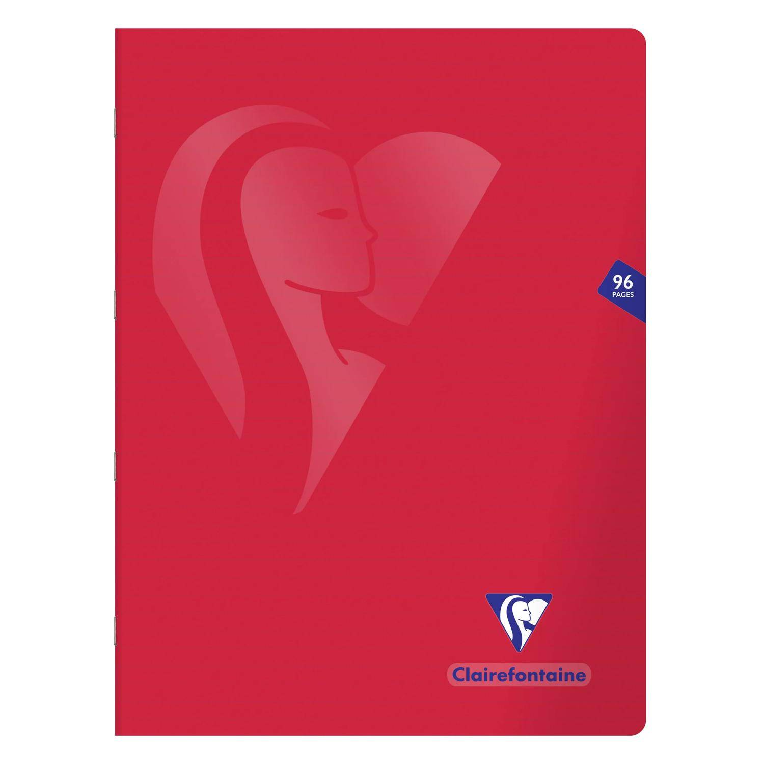 Clairefontaine 10x Heft 24x32 cm, 48 Bl 90g, liniert, PP Sortiert 303365C