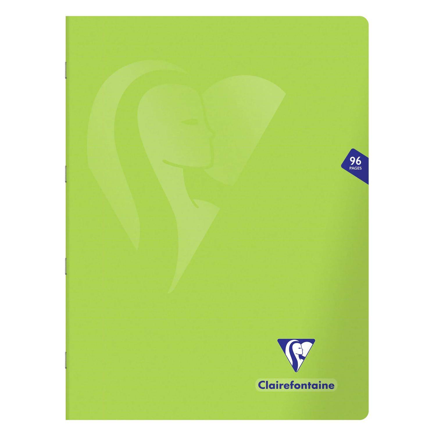 Clairefontaine 10x Heft 24x32 cm, 48 Bl 90g, liniert, PP Sortiert 303365C