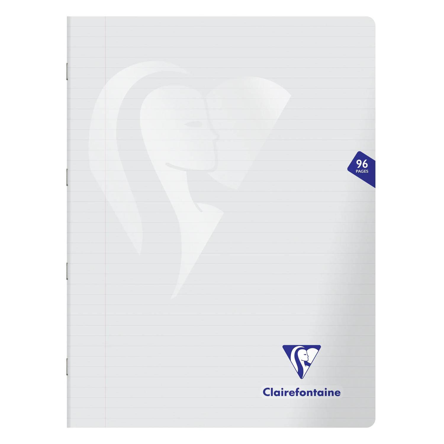Clairefontaine 10x Heft 24x32 cm, 48 Bl 90g, liniert, PP Sortiert 303365C