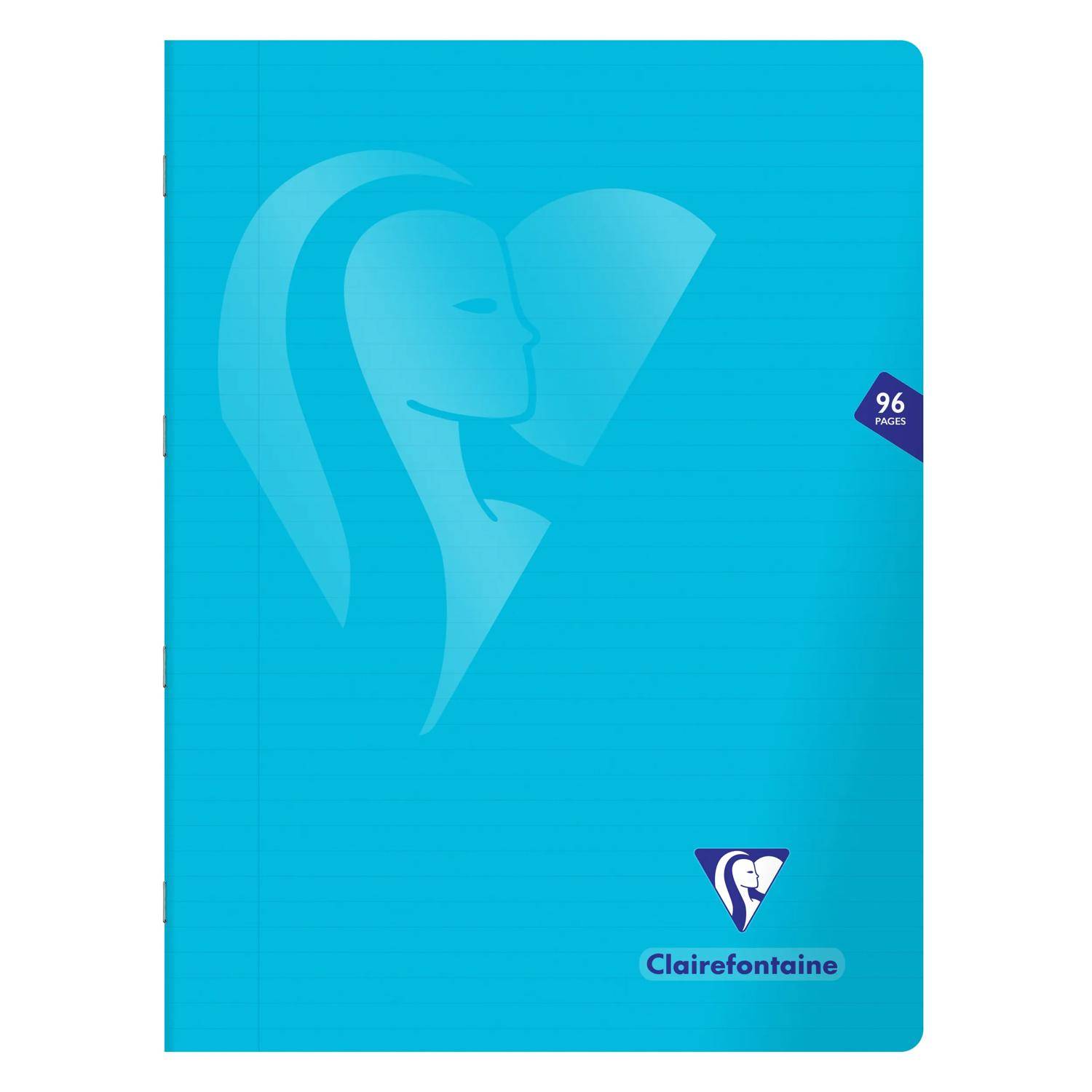 Clairefontaine 10x Heft 24x32 cm, 48 Bl 90g, liniert, PP Sortiert 303365C