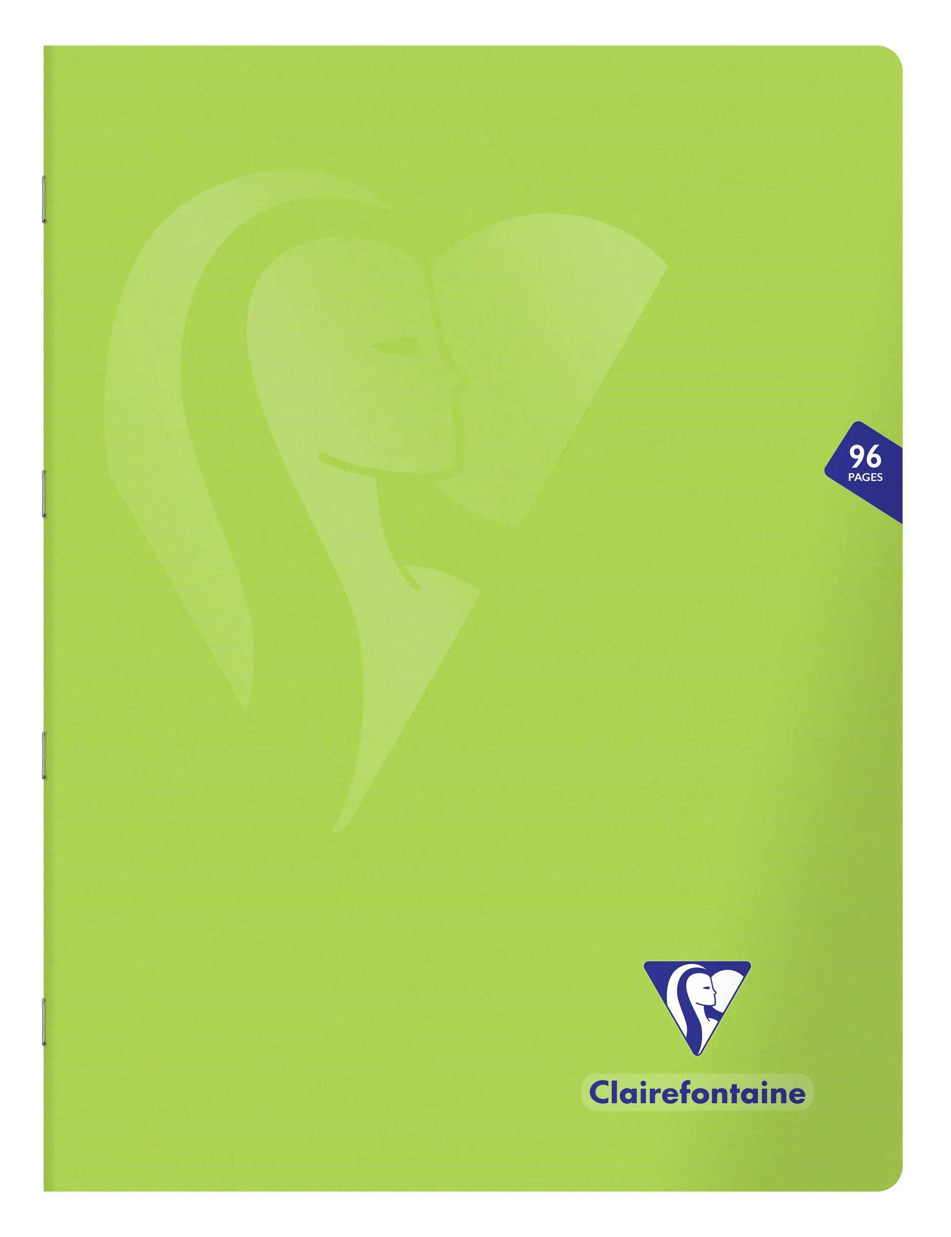 Clairefontaine 10x Heft 24x32 cm, 48 Bl 90g, liniert, PP Sortiert 303365C