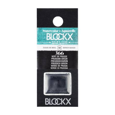 Blockx 3x Extrafeine Aquarellfarbe, 1/2 Näpfchen 1,5ml - Perylenrot 41366BXC