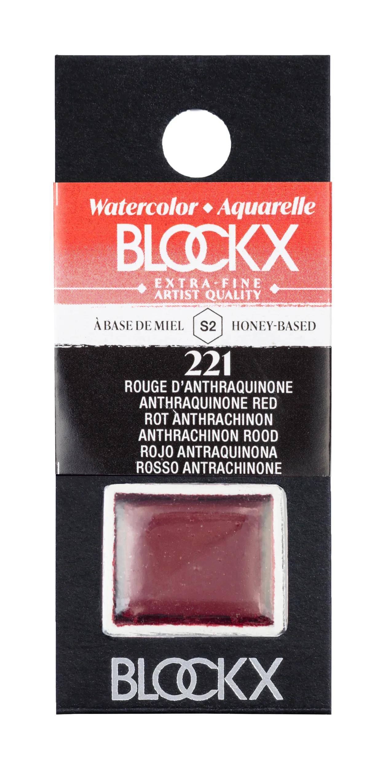 Blockx 3x Aquarellfarbe, 1/2 Näpfchen 1,5ml Perylenviolett 41221BXC