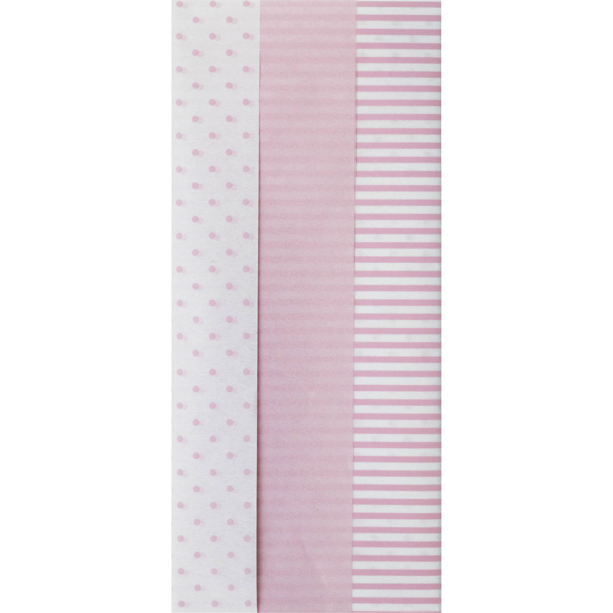 Clairefontaine 12x Seidenpapier, Pack 6 Bl 50x70 cm Rosa 26763-LPC