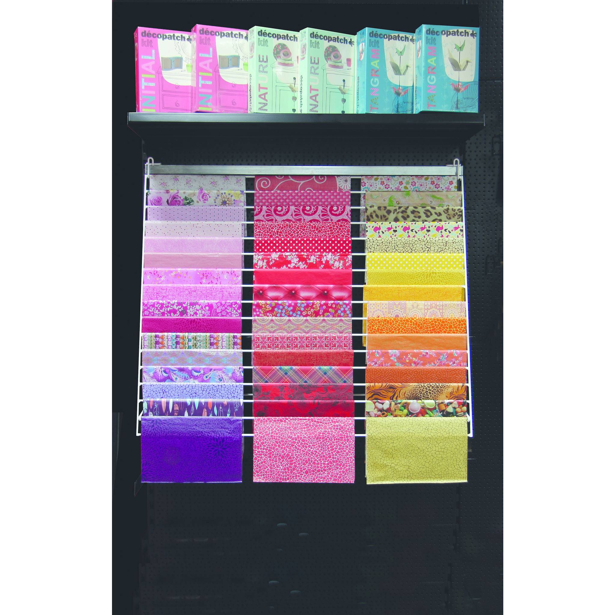 Décopatch Verkaufsständer/Gitter, schräg, 23,5x100x75 cm - Weiß DI029O