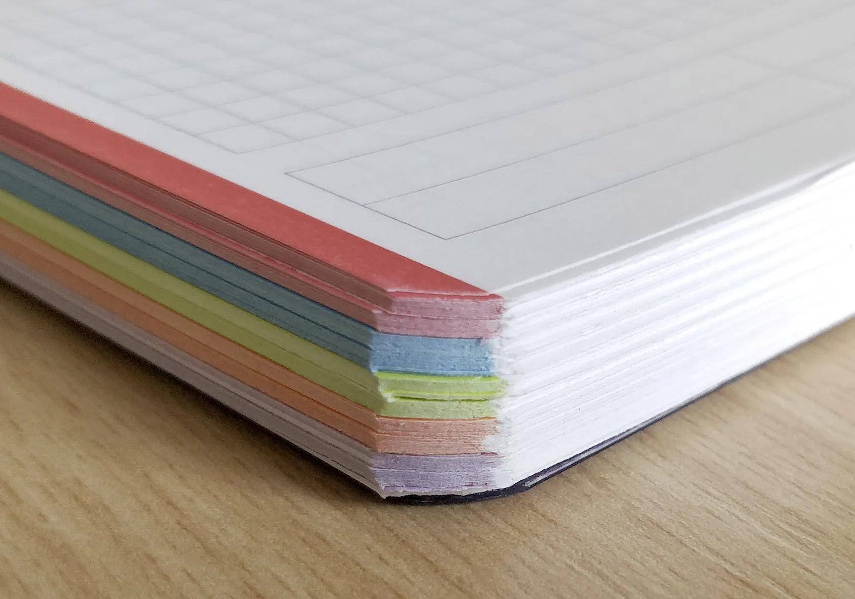 Clairefontaine 5x Collegeblock A4+, 120 Bl 90g, kariert PP Sortiert 598723C