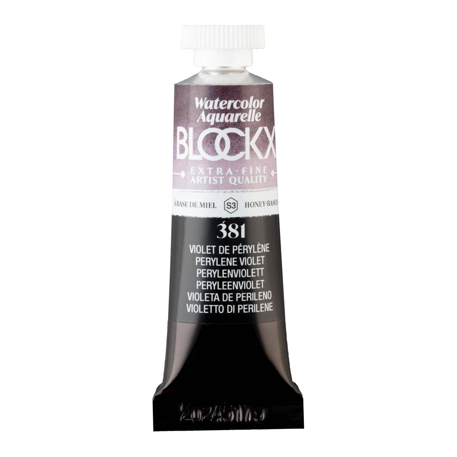 Blockx 3x Extrafeine Aquarellfarbe, Tube 5ml - Preußischgrün 43381BXC