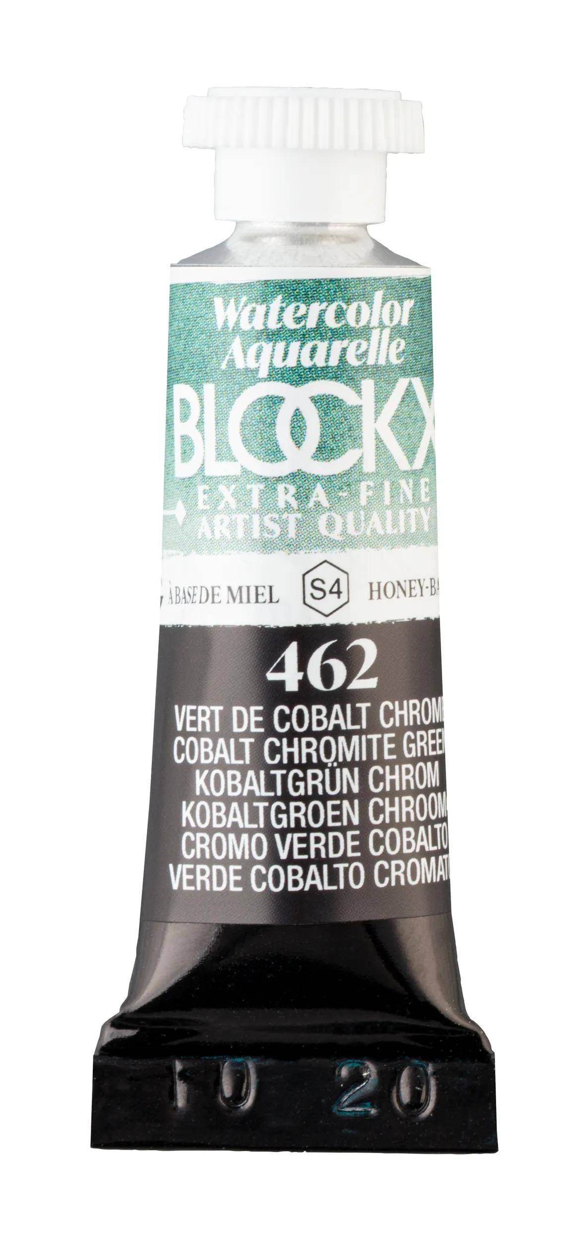 Blockx 3x Extrafeine Aquarellfarbe, Tube 5ml - Perylengrün 43462BXC
