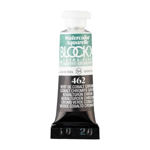 Blockx 3x Extrafeine Aquarellfarbe, Tube 5ml - Perylengrün 43462BXC