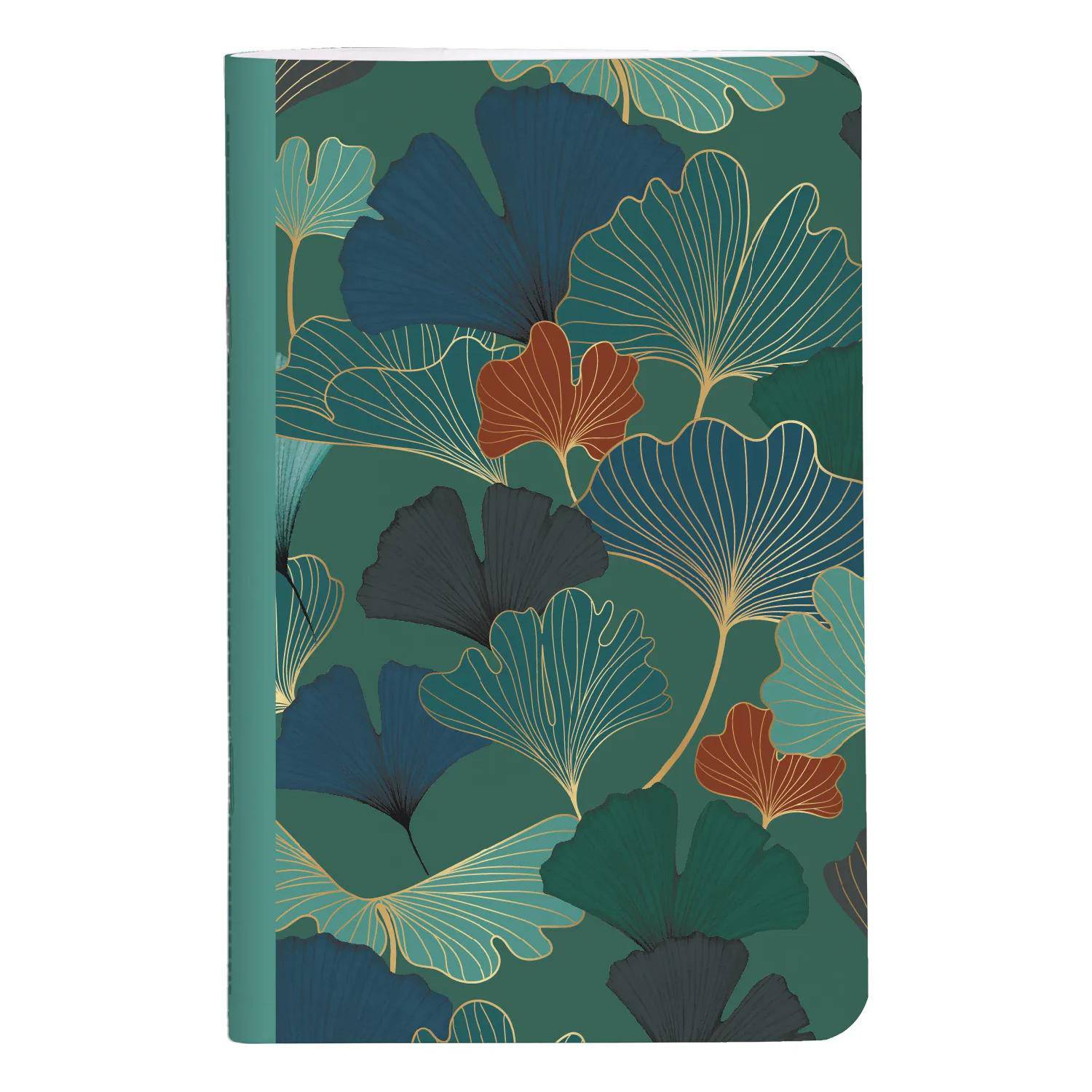 Clairefontaine 36x Gaïa bleu, Notizbuch 7,5 x 12 cm, 24 Blatt, liniert 116240C