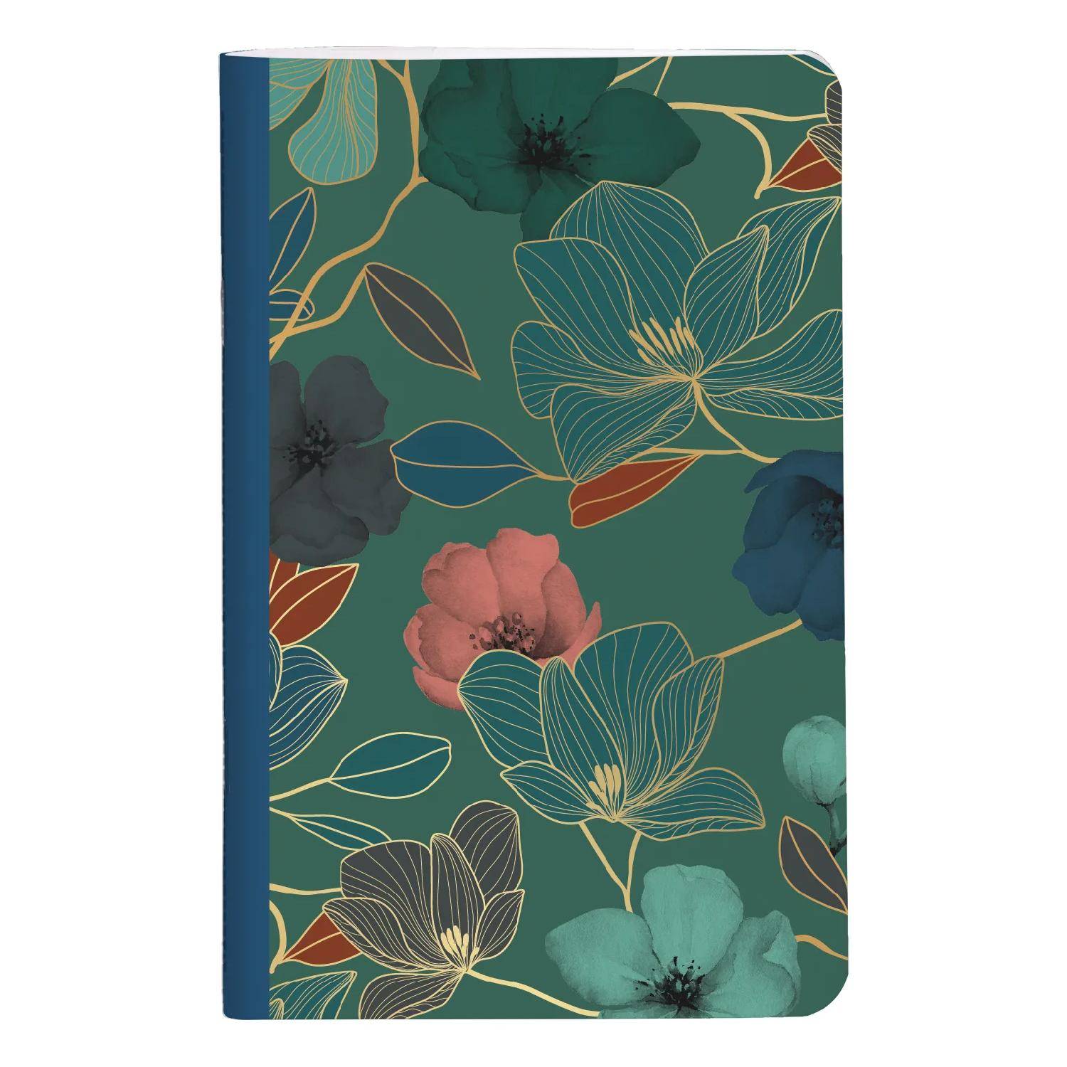 Clairefontaine 36x Gaïa bleu, Notizbuch 7,5 x 12 cm, 24 Blatt, liniert 116240C