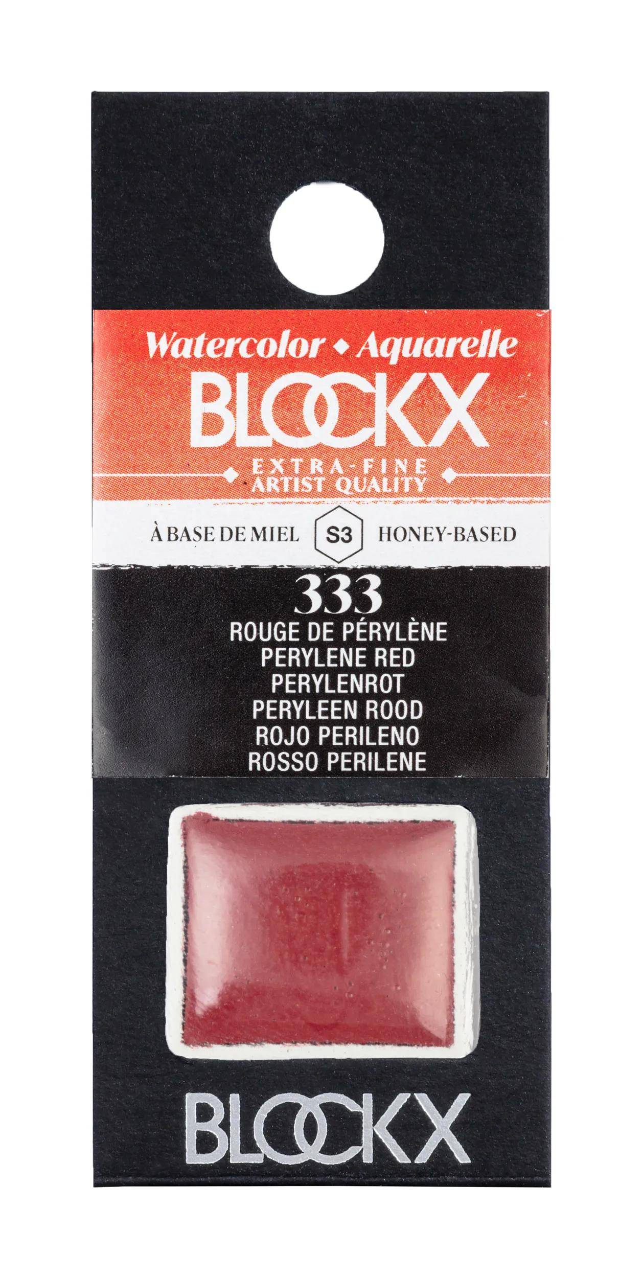 Blockx 3x Aquarellfarbe, 1/2 Näpfchen 1,5ml Azomenthingelb 41333BXC