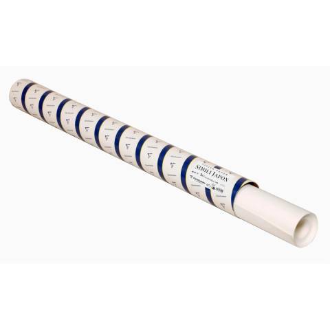 Clairefontaine Rolle Simili Japon, weiß 250g 1,30x10m - Weiß 976145C