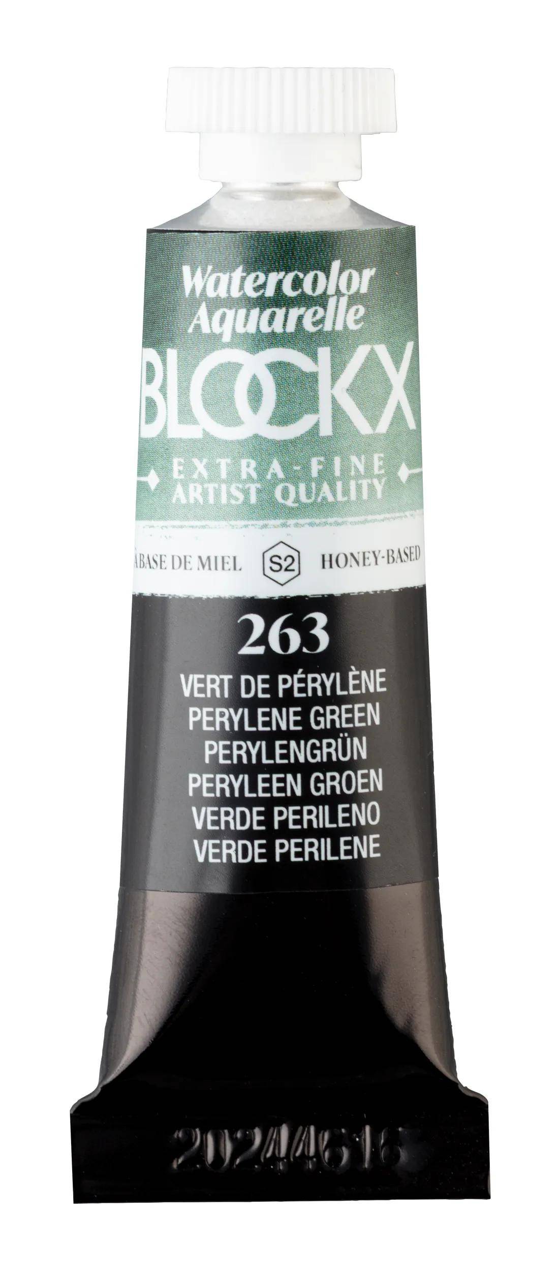 Blockx 3x Extrafeine Aquarellfarbe, Tube 15ml - Bordeaux de pérylène 44263BXC