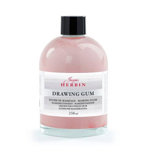 Jacques Herbin 2x Maskierflüssigkeit/Drawing gum, 250ml - Rosa 18999T