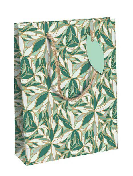 Clairefontaine 6x Kraft, große Geschenktasche 26,5x14x33 cm Grün 223926-2C