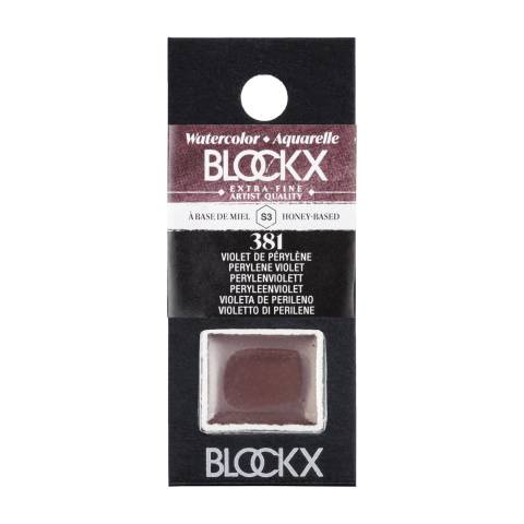 Blockx 3x Extrafeine Aquarellfarbe, 1/2 Näpfchen 1,5ml Preußischgrün 41381BXC