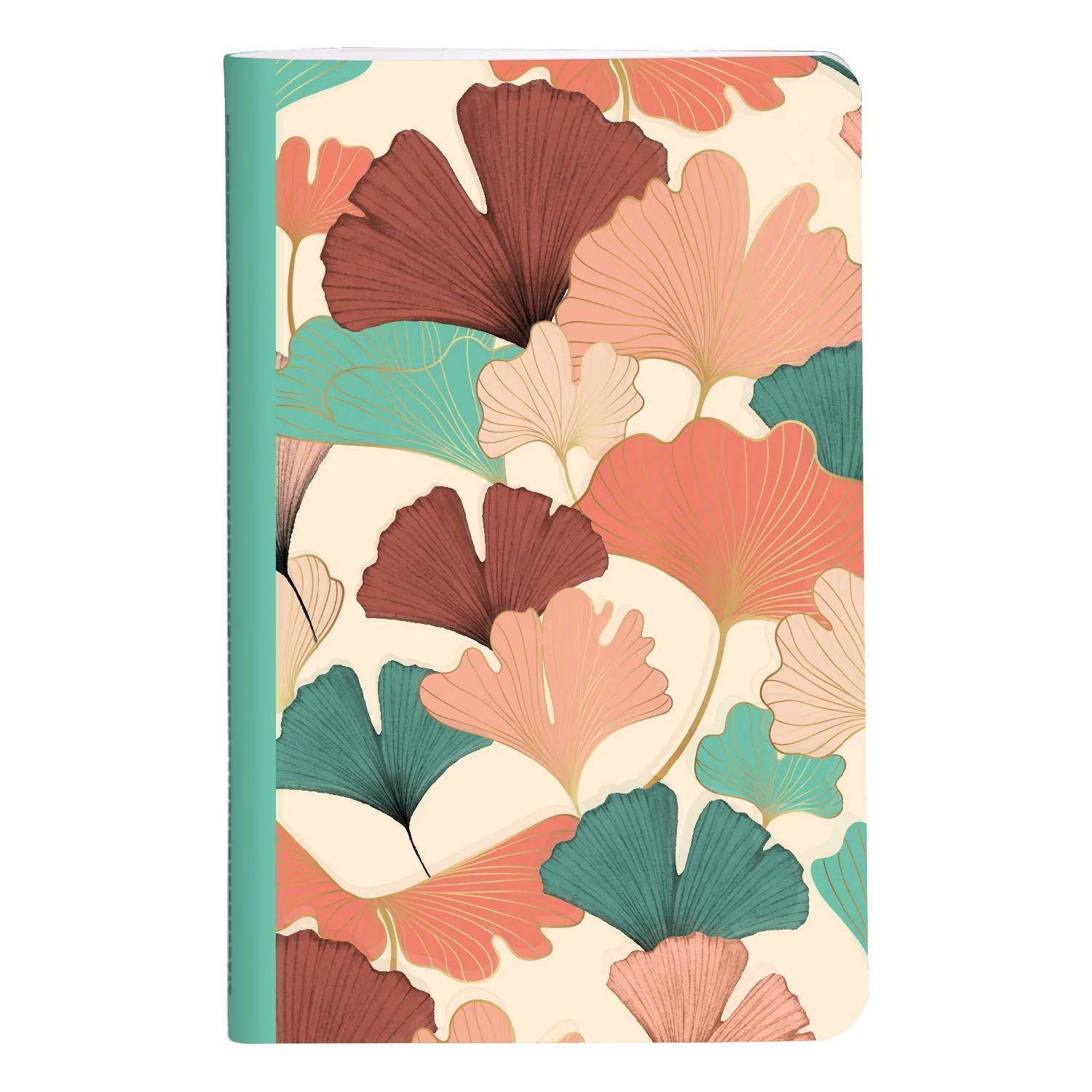 Clairefontaine 36x Gaïa beige, Notizbuch 7,5 x 12 cm, 24 Blatt, liniert 116250C