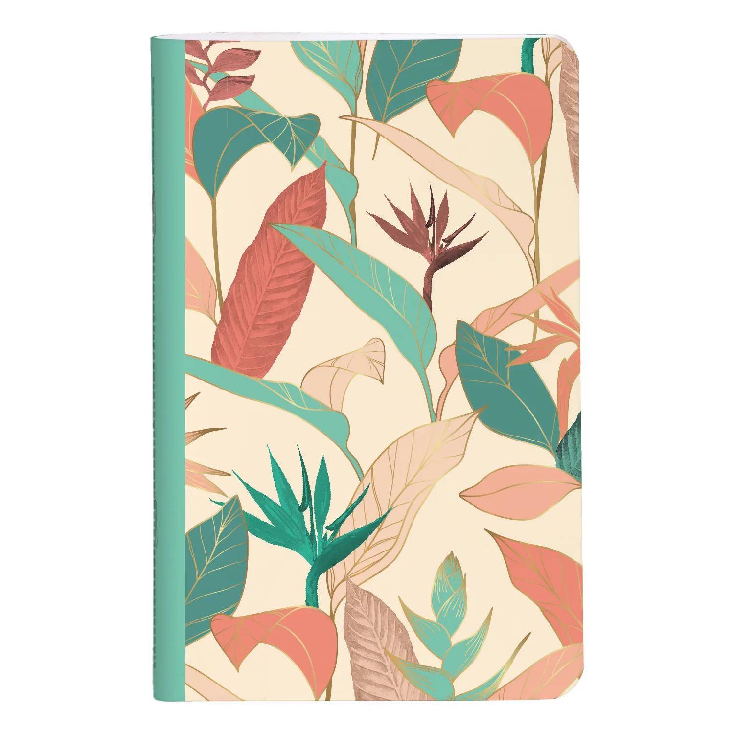 Clairefontaine 36x Gaïa beige, Notizbuch 7,5 x 12 cm, 24 Blatt, liniert 116250C