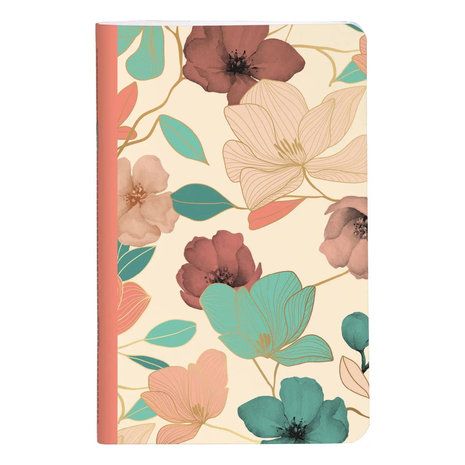 Clairefontaine 36x Gaïa beige, Notizbuch 7,5 x 12 cm, 24 Blatt, liniert 116250C