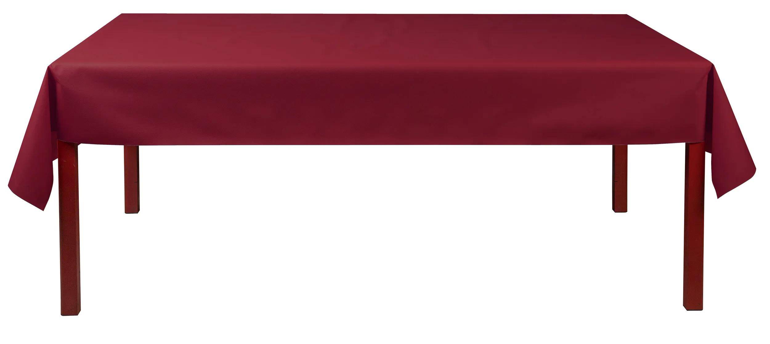 Pronappe 4x Papiertischdecke auf Rolle, Airlaid 15x1,20m Bordeauxrot R581508I