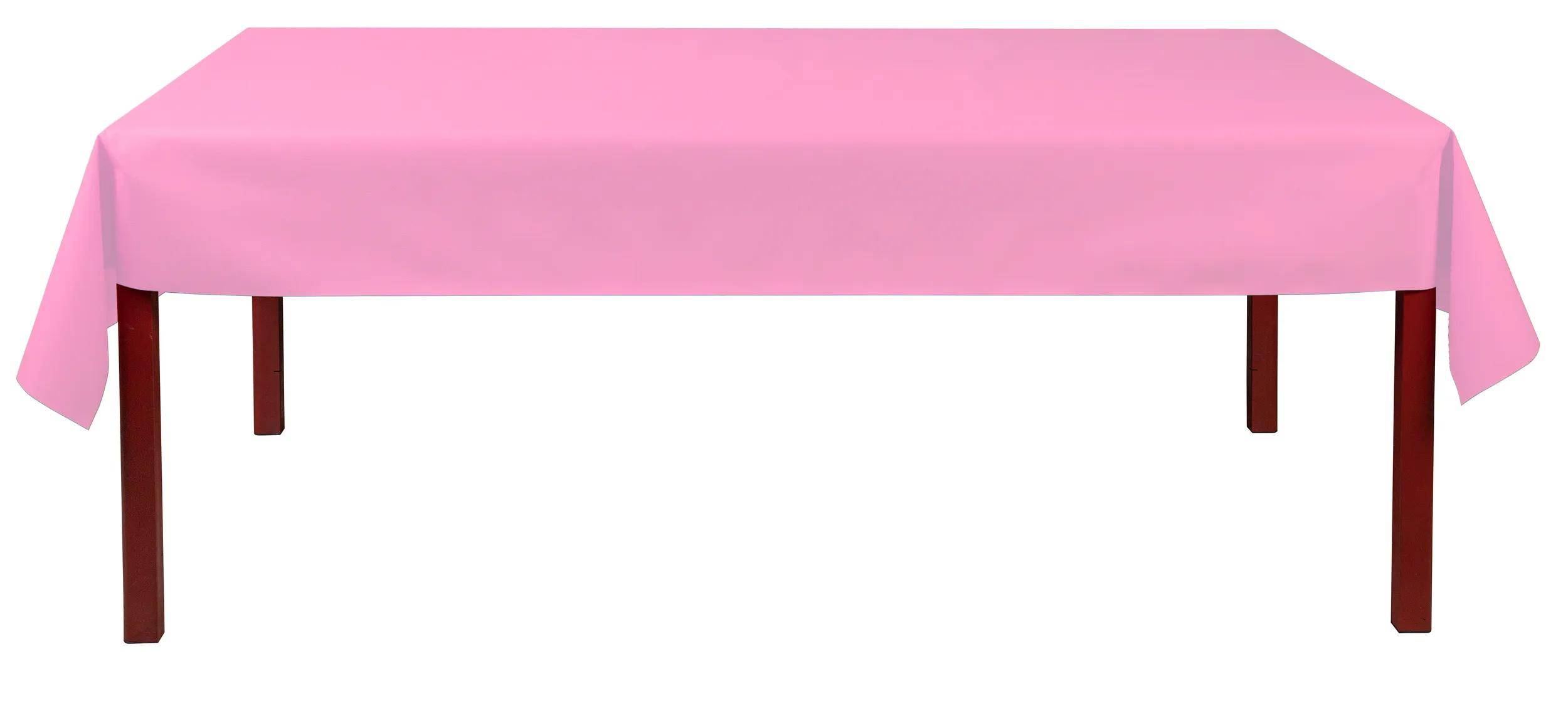 Eine durchgehend rosa rechteckige Oberfläche oder Block.