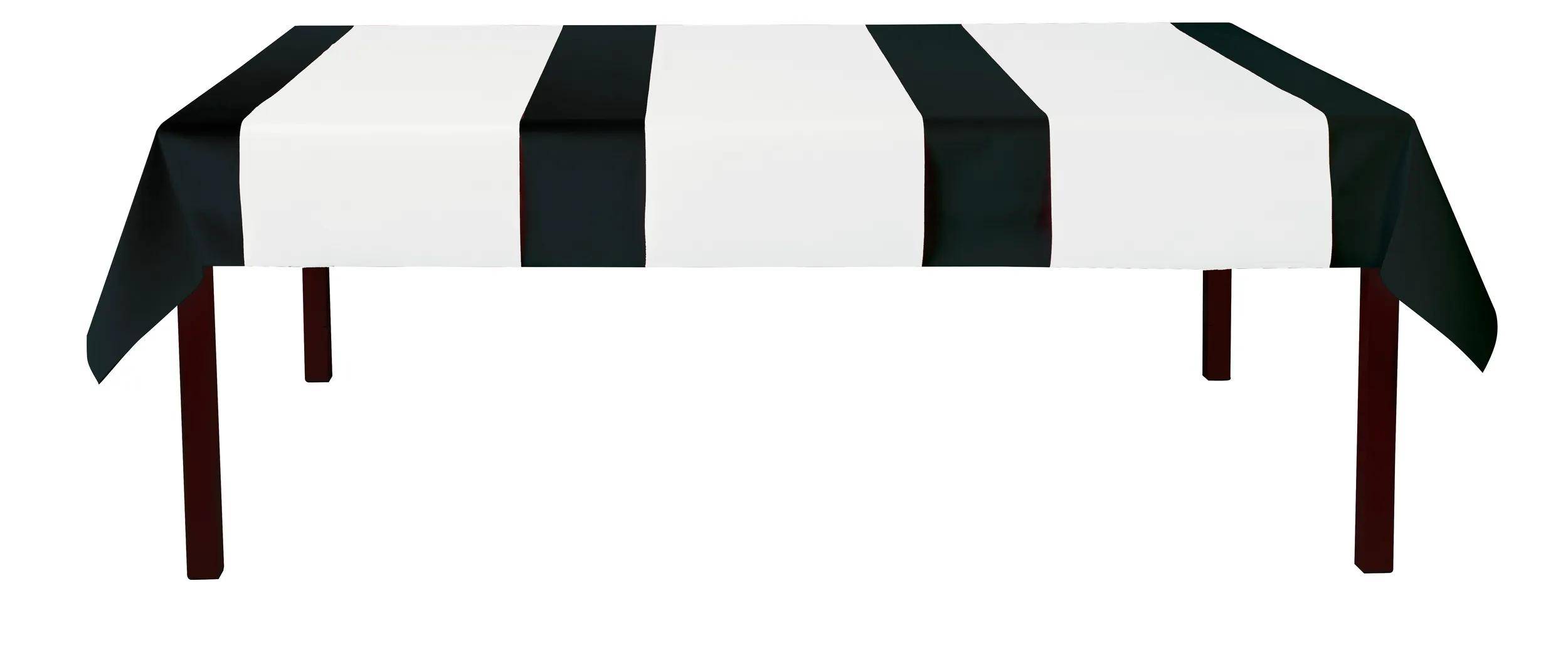 Schwarzweißes Streifenmuster' mit abwechselnden vertikalen Streifen, das ein kühnes, modernes Design schafft.