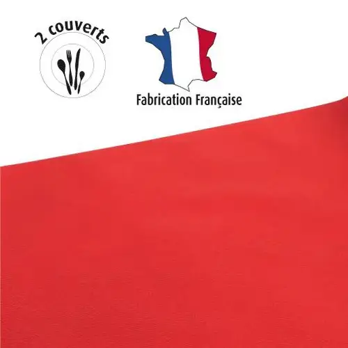 Pronappe 4x Tischläufer auf Rolle, nicht gewebt, Airlaid 24x0,40m Rot R532409I Pronappe 4x Tischläufer auf Rolle, nicht gewebt, Airlaid 24x0,40m Rot R532409I