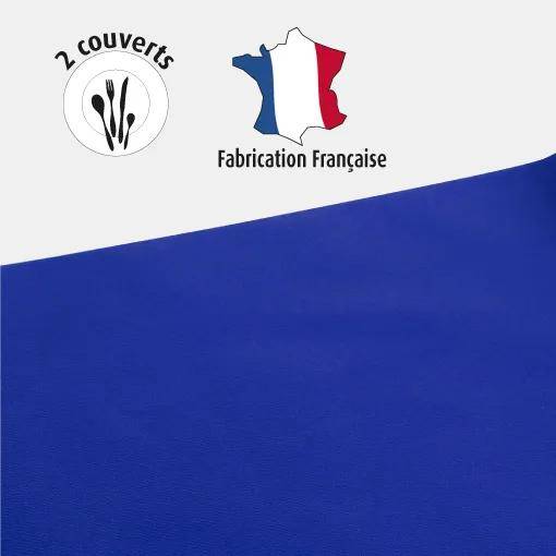 Pronappe 4x Tischläufer auf Rolle, Airlaid 24x0,40m Marineblau R532410I