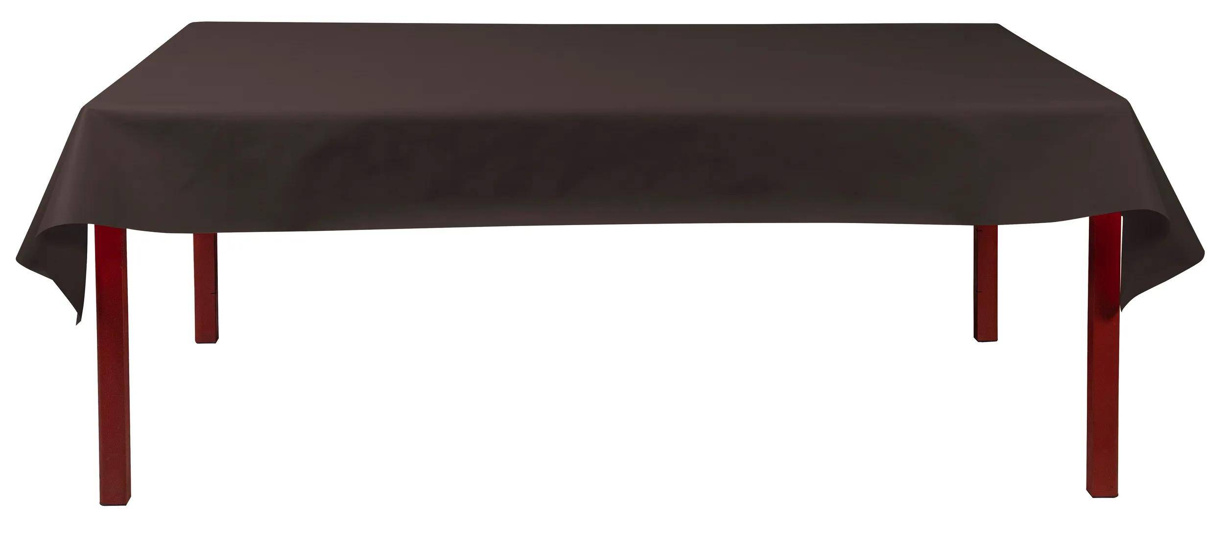 Eine lange, rechteckige dunkle Oberfläche, möglicherweise ein Tisch oder ein Regal, von der Seite gesehen, ohne erkennbare Merkmale oder Objekte darauf.