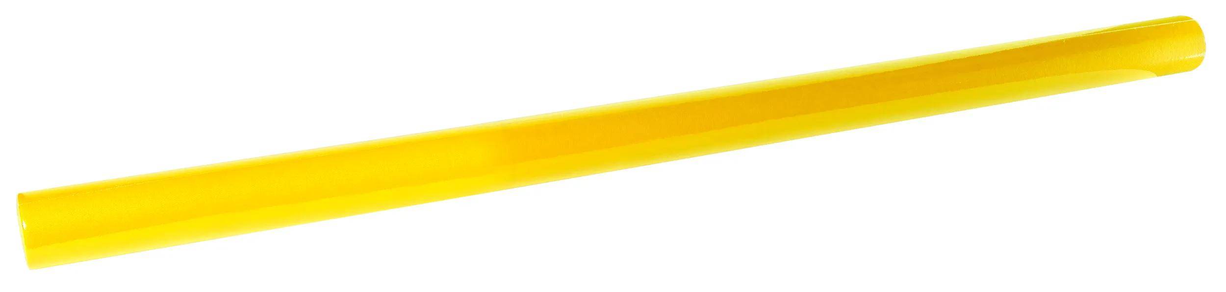 Ein gelber Textmarker auf einem weißen Hintergrund