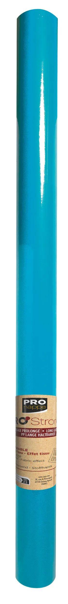 Ein massiver türkisfarbener blauer vertikaler rechteckiger Gegenstand.