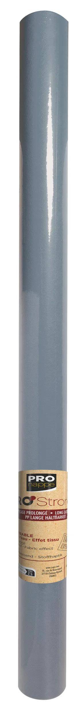 Ein massiver, glatter Zylinder in einem hellen Grauton.