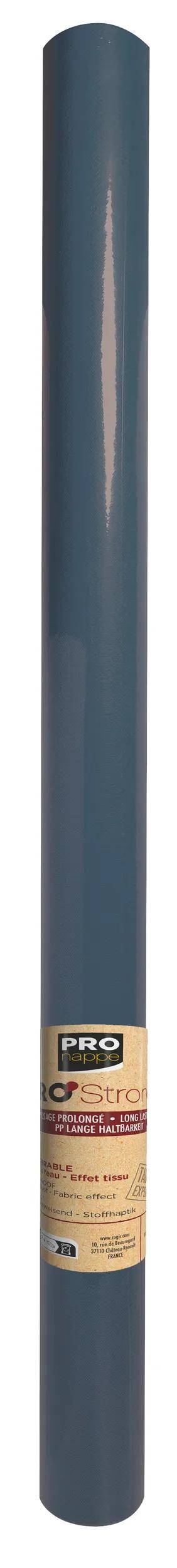 Ein hoher, zylindrischer Metallgegenstand mit einer glatten, matten grauen Oberfläche.