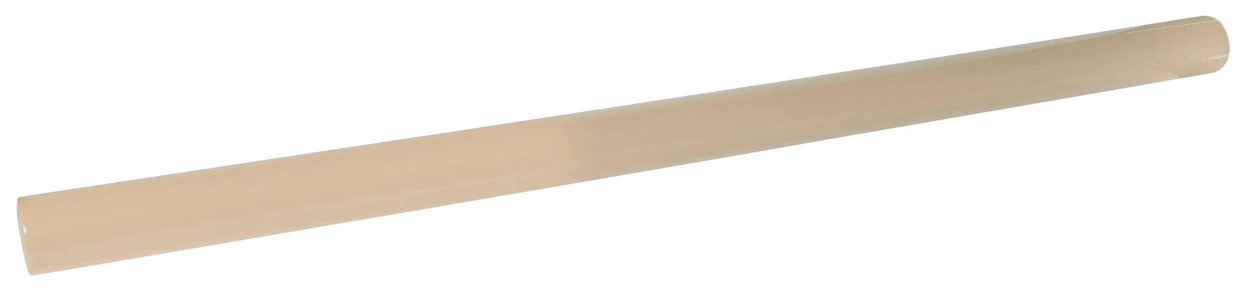 Ein langes, breites Stück beigen Bandes, das sich horizontal über den Rahmen erstreckt.