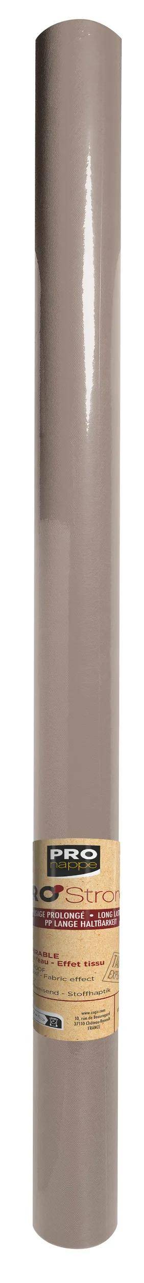 Ein hohes, zylindrisches, hellbraunes Objekt mit einer strukturierten Oberfläche, möglicherweise eine Rolle oder eine Säule.