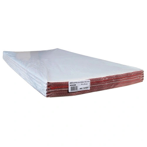 Pronappe Papiertischdecken, auf gefaltet, Pack 400 St 70x70cm Rot 747021I Pronappe Papiertischdecken, auf gefaltet, Pack 400 St 70x70cm Rot 747021I