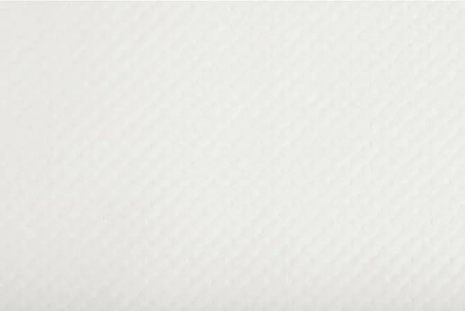 Eine weiße, strukturierte Oberfläche mit einem subtilen diagonalen Schachbrettmuster.