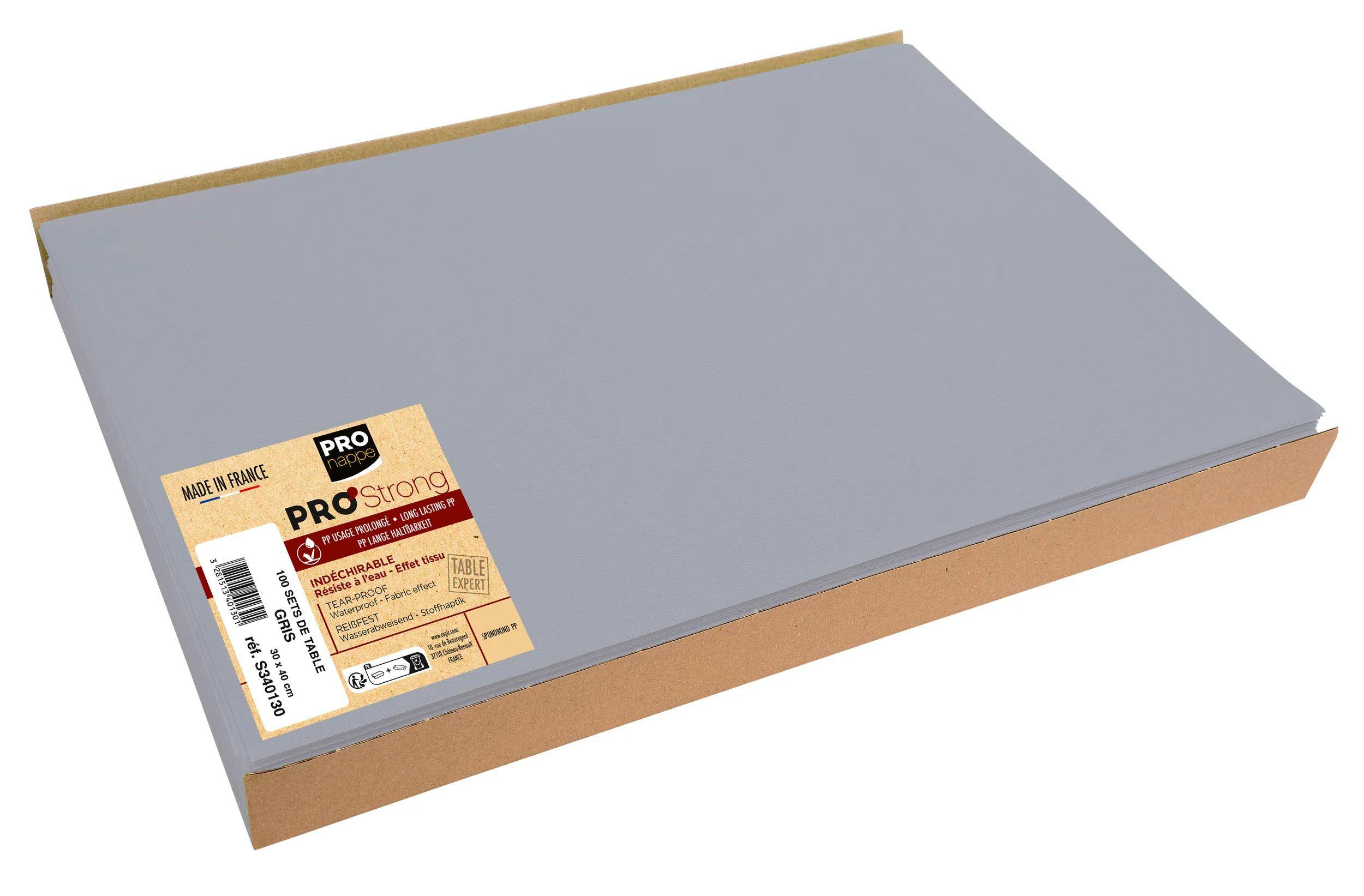 Packung mit grauen PROStrong-Kartonplatten, je 14x22 Zoll, ideal für verschiedene Kunst- und Handwerksprojekte, mit recycelbarem Design.